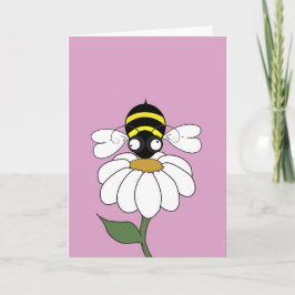 Tarjeta Daisy Buzz (En Blanco Dentro)