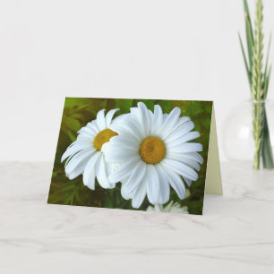 Tarjeta Daisy Flores salvajes Personalizado Tarjet