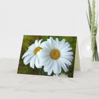 Tarjeta Daisy Flores salvajes Personalizado Tarjet