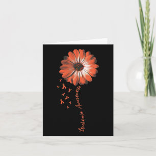 Tarjeta Daisy Flower Leukemia Awareness Gifts