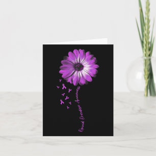 Tarjeta Daisy Flower Opioide Overdoose Awareness Gifts
