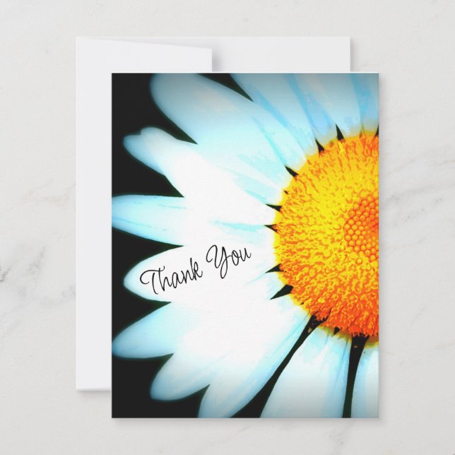 Tarjeta Daisy Flower Photo (Anverso)