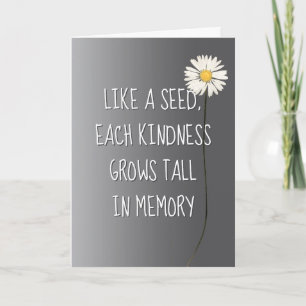 Tarjeta Daisy Gracias