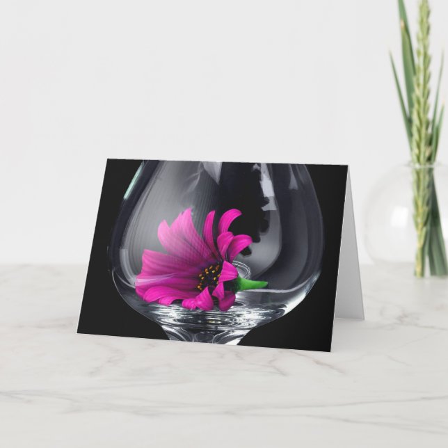 Tarjeta Daisy in a Glass BLANK CARDS (Anverso)