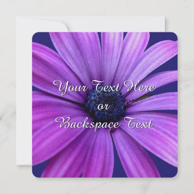 Tarjeta Daisy Invitaciones Personalizadas Daisy RS (Anverso)