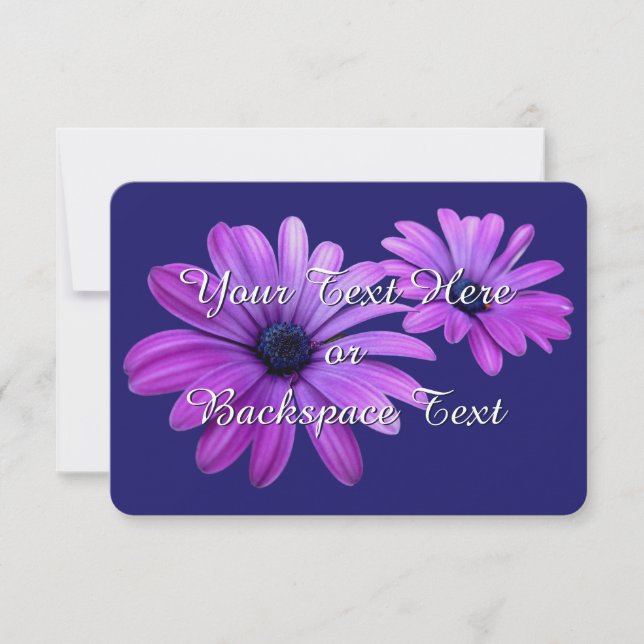 Tarjeta Daisy Invitaciones Personalizadas Daisy RS (Anverso)