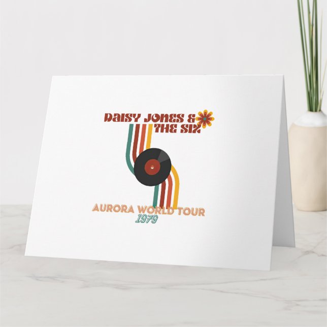 Tarjeta Daisy Jones los seis (Anverso)