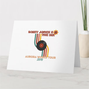 Tarjeta Daisy Jones los seis