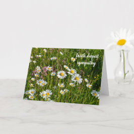 Tarjeta Daisy Meadows - Con el más profundo pésame