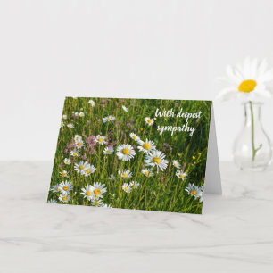 Tarjeta Daisy Meadows - Con el más profundo pésame