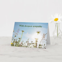 Tarjeta Daisy Meadows - Con profunda compasión