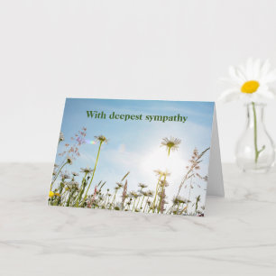 Tarjeta Daisy Meadows - Con profunda compasión