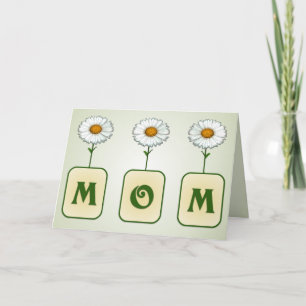 Tarjeta Daisy Mom Card