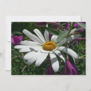 Tarjeta Daisy y Chamerion Wildflower