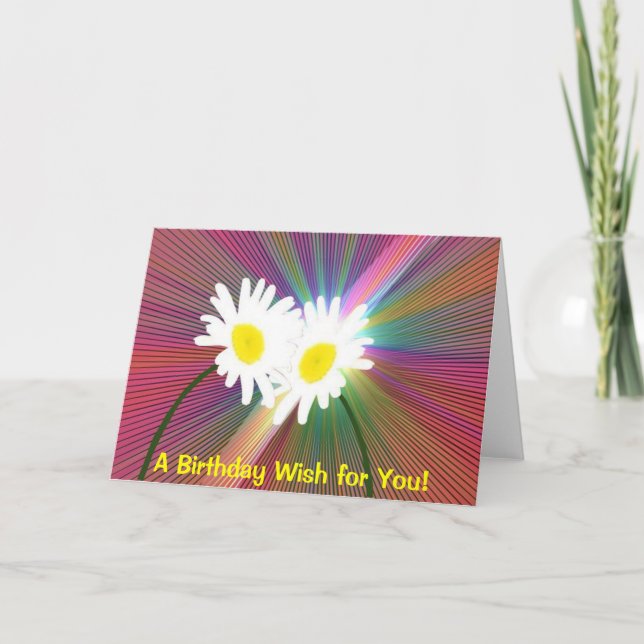 Tarjeta Daisys loco (Anverso)