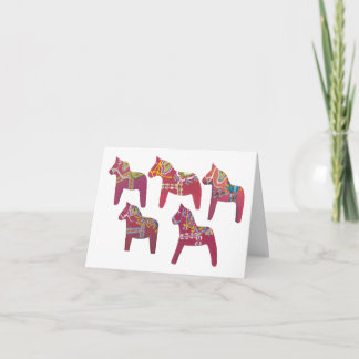 Tarjeta Dala Horse Notecard