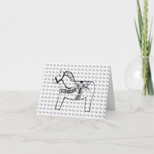 Tarjeta Dala Horse Notecard
