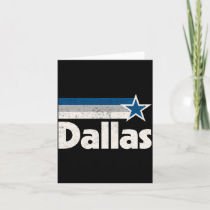 Tarjeta Dallas antiguo Texas ciudad fuerte Dallas TX azul