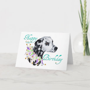 Tarjeta Dálmata Feliz Cumpleaños
