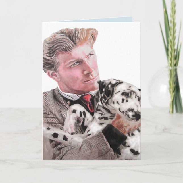 Tarjeta Dalmatian Spotty Dog Cute dogs Blanche Card (Anverso)