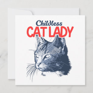 Tarjeta Dama de gato infantil