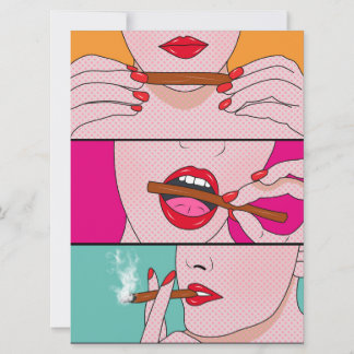 Tarjeta dama de hierba