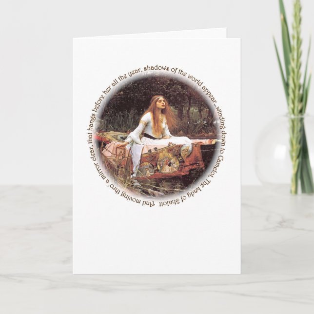 Tarjeta Dama de Shallot (Anverso)