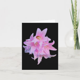 Tarjeta Dama Flores (Lirio belladona) Sticker fondo blanco