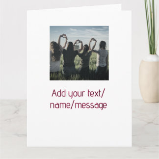 Tarjeta damas de honor mejor amiga novia foto texto