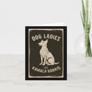 Tarjeta Damas De Perro De Kamala Harris