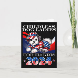 Tarjeta Damas De Perro Para Harris 2024 Presidente De Kama
