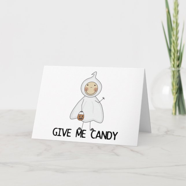 Tarjeta Dame camisetas y regalos de dulces (Anverso)