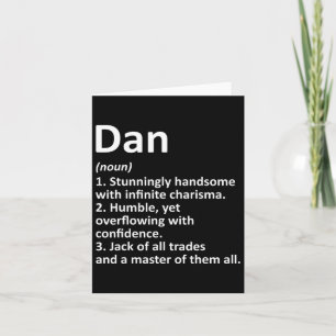 Tarjeta Dan Definition Personalizado Name Funny Birthday G
