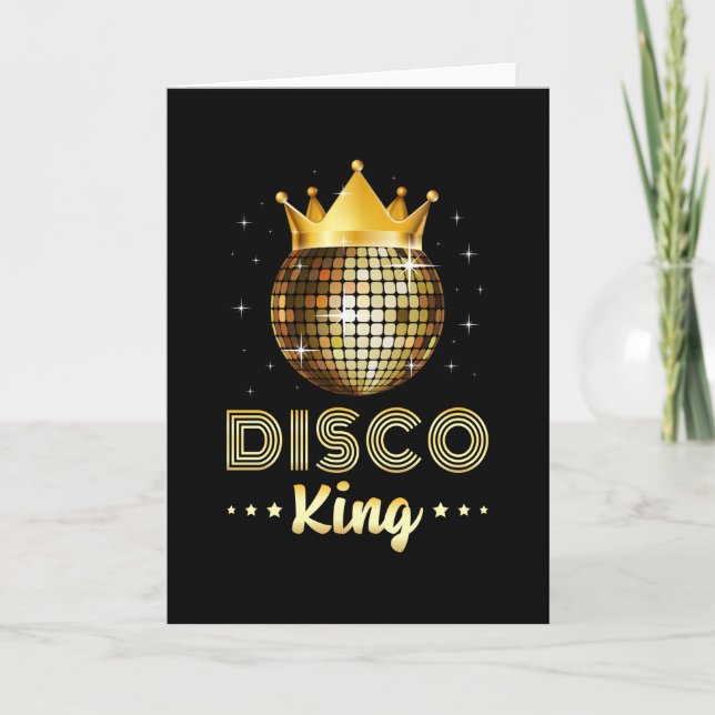 Tarjeta Dance Dancing Disco King Dancer Fiesta Gift Idea (Anverso)