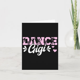 Tarjeta Dance Gigi Abuela Gigi De Un Gigi Bailarín Bailand