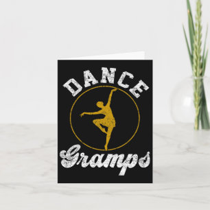 Tarjeta Dance Gramps Dance Lover Fathers Day