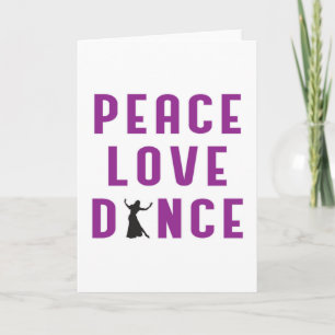 Tarjeta Dance Love Dancing Fiesta Sport Dancer Funny Gift