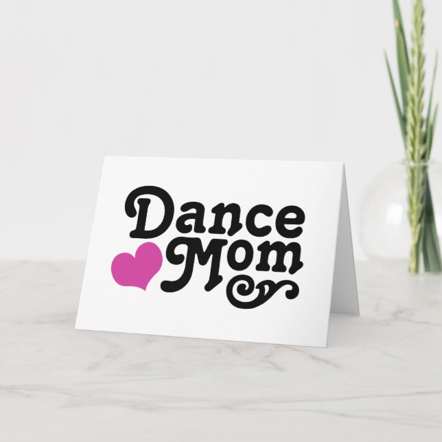 Tarjeta Dance Mom (Anverso)