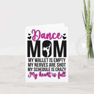 Tarjeta Dance Mom Divertida Bailando Mamá De Una Bailarina