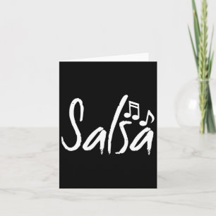 Tarjeta Dance Shirt Salsa Divertidos Regalos de Baile