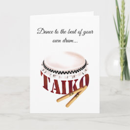 Tarjeta Dance to the beat of your own drum