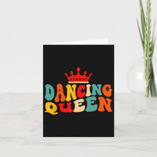 Tarjeta Dancing Queen Retro 70 Disco Lover Wo Tema 70