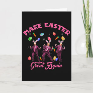 Tarjeta Dancing Trump Hacer que la Pascua sea genial de nu