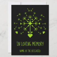 Dandelion En El Viento En La Memoria Amada Wooden