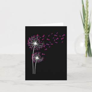 Tarjeta Dandelion Faith Hope Love Mama Cancer Awareness