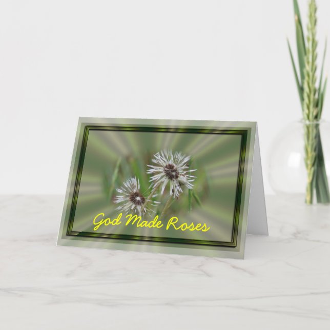 Tarjeta Dandelion inspiradora - personalizar (Anverso)