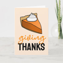 Dando gracias a la calabaza Pie Acción de Gracias