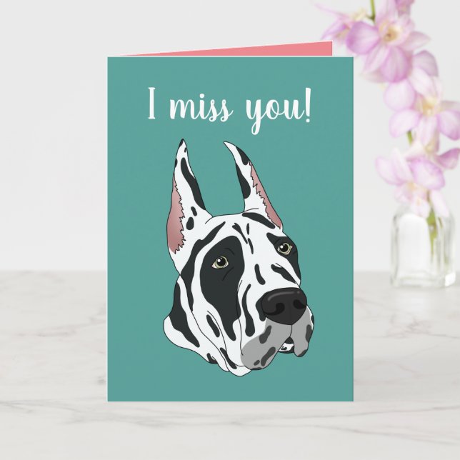 Tarjeta Dane Gran Personalizable Te Extraño (Orquídea)