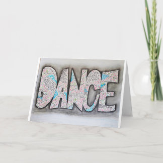 Tarjeta Danza