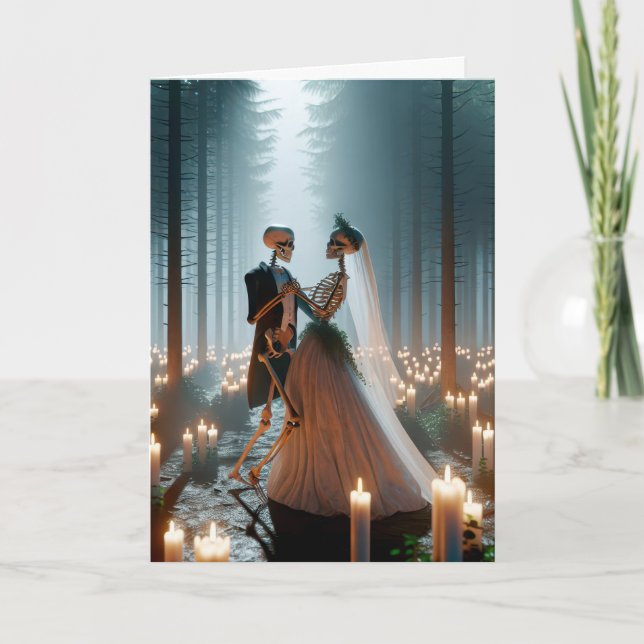 Tarjeta Danza Boda de Halloween (Anverso)